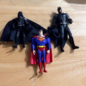LOT OF 3 HASBRO  SUPER HERO ACTION FIGURES